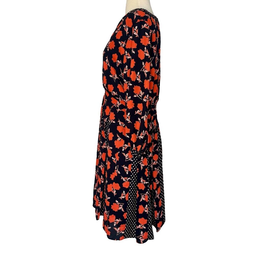 Ann Taylor Black and Red Floral Mini Dress - Picture 10 of 11